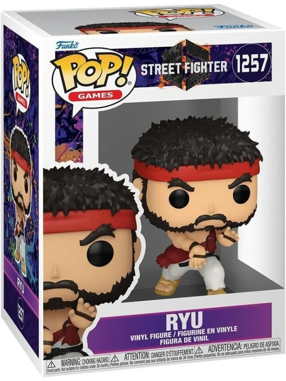 Funko Pop Games - Street Fighter - Ryu (#1257, NEW)